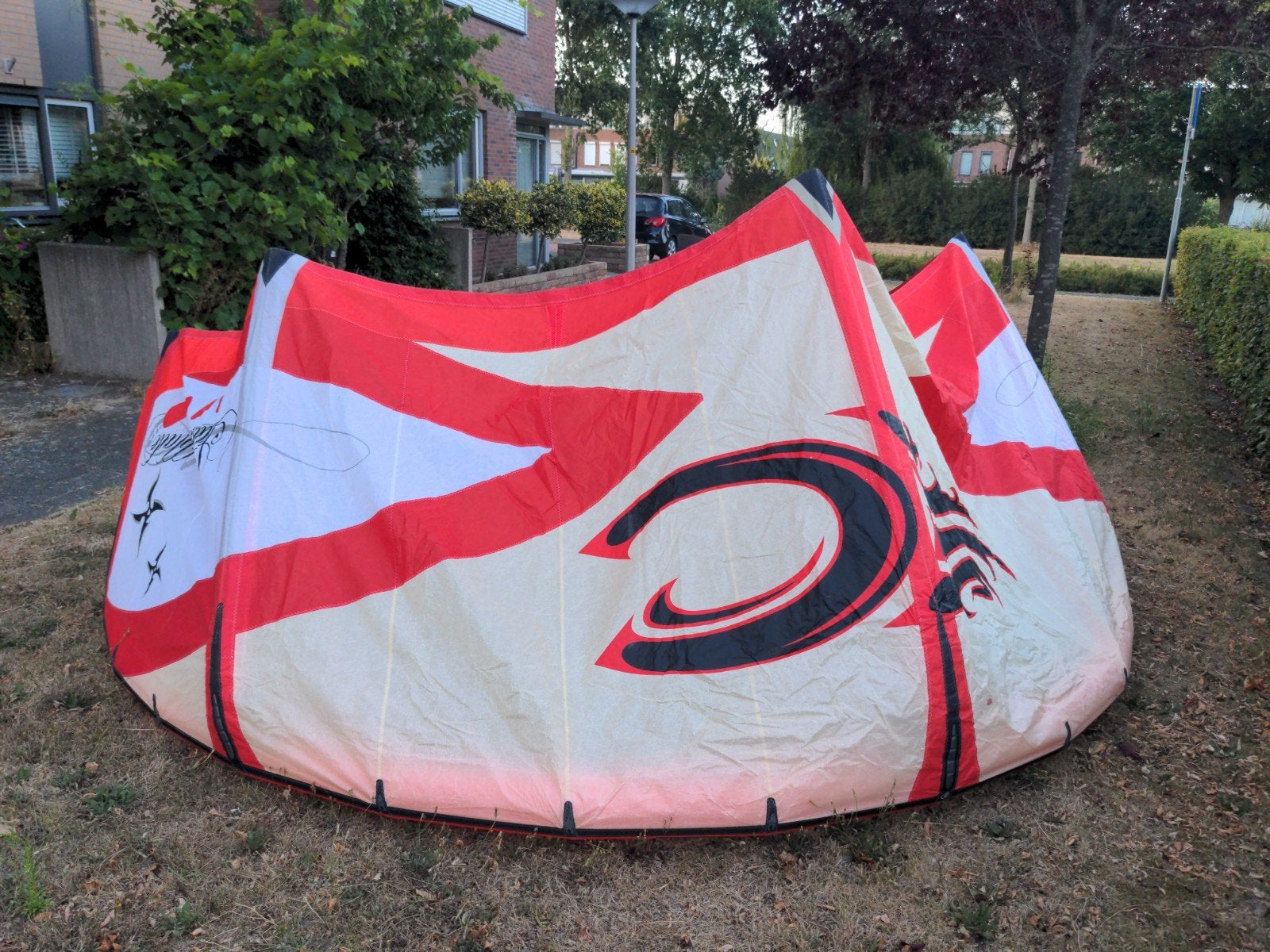 Cabrina switchblade 10 kite only, Watersport en Boten, Kitesurfen, Gebruikt, 10 m², Geen board, Ophalen of Verzenden