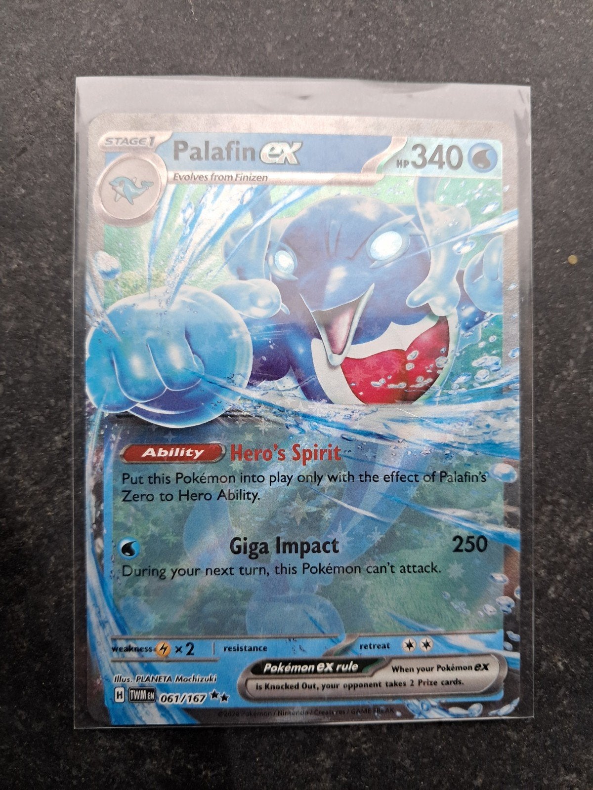 palafin ex kaart pokemon, Ophalen of Verzenden, Zo goed als nieuw