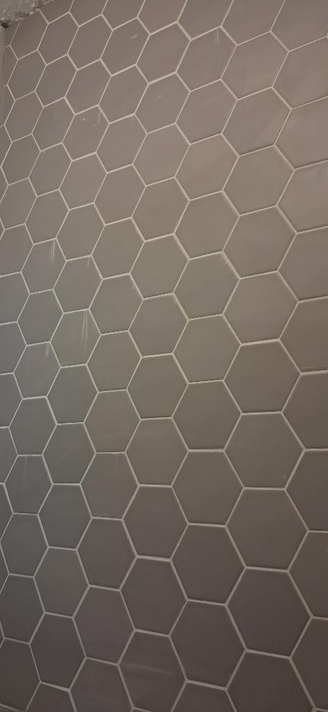 Wandtegels hexagon, Doe-het-zelf en Verbouw, Tegels, Ophalen, Minder dan 5 m², 20 tot 40 cm, Wandtegels