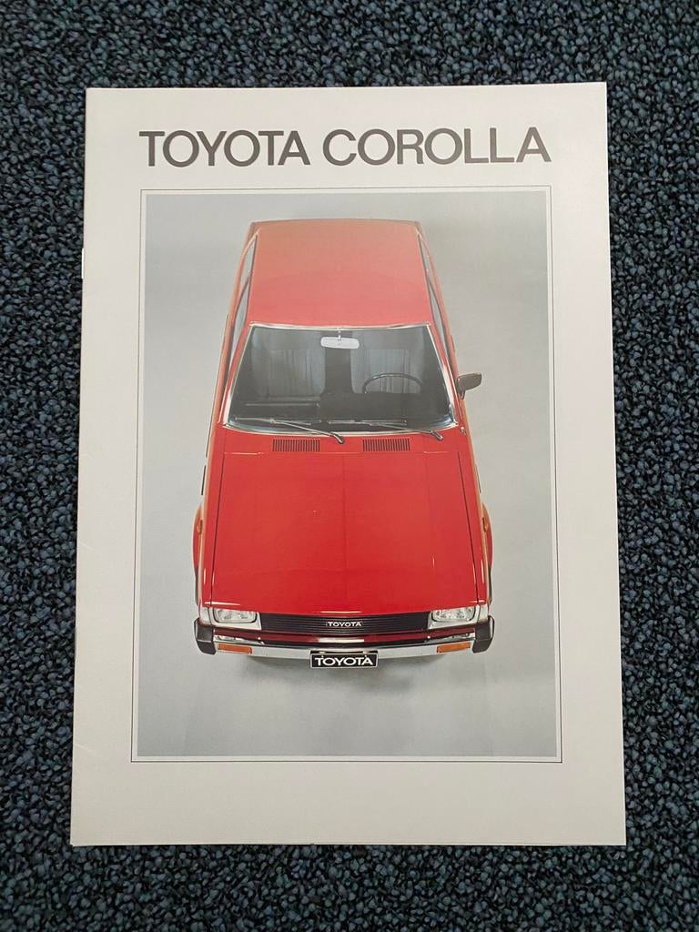 Toyota Corolla autofolder (1981), Ophalen of Verzenden, Zo goed als nieuw, Toyota