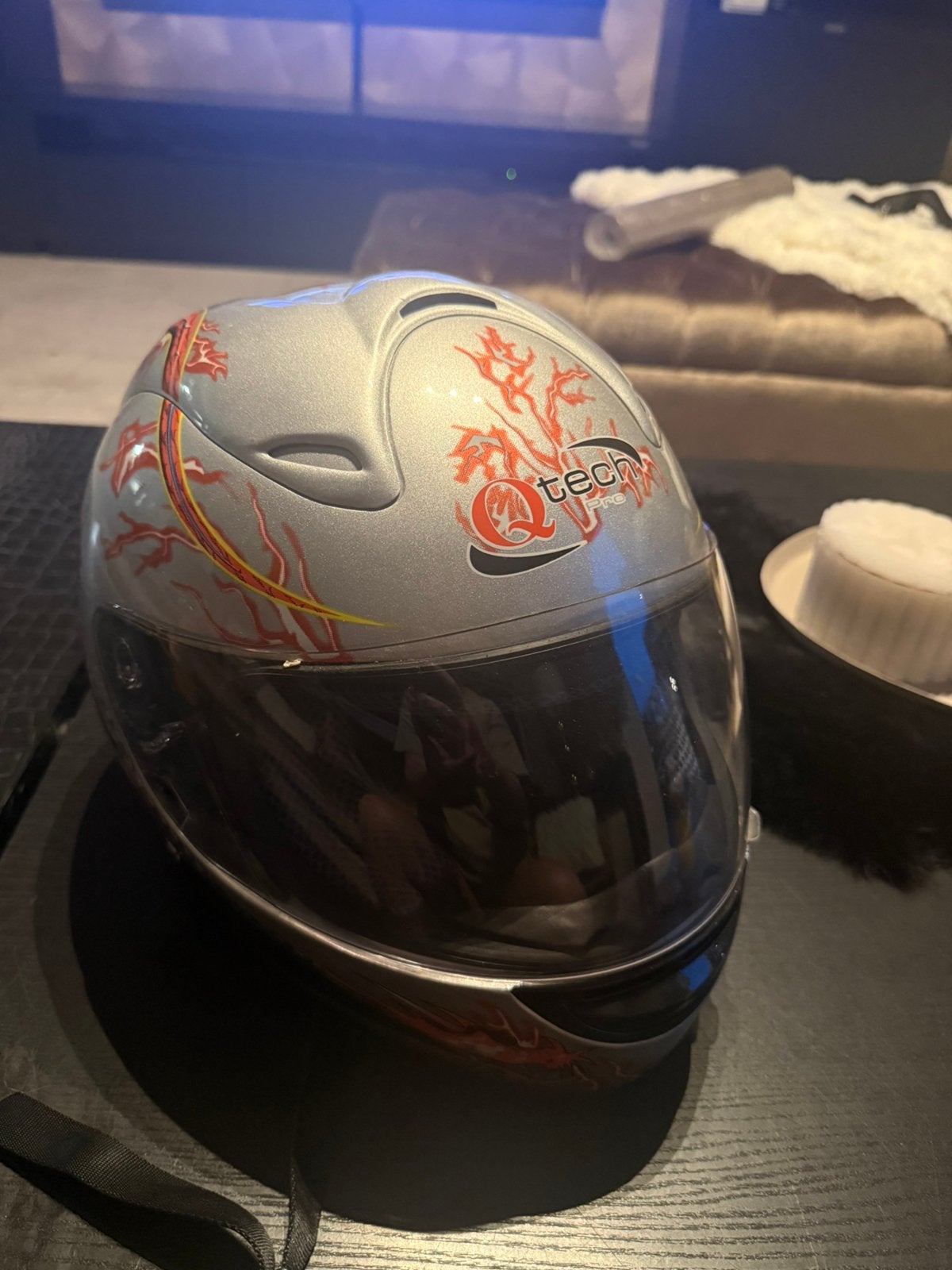 Helm brommer, Fietsen en Brommers, Ophalen of Verzenden, Zo goed als nieuw