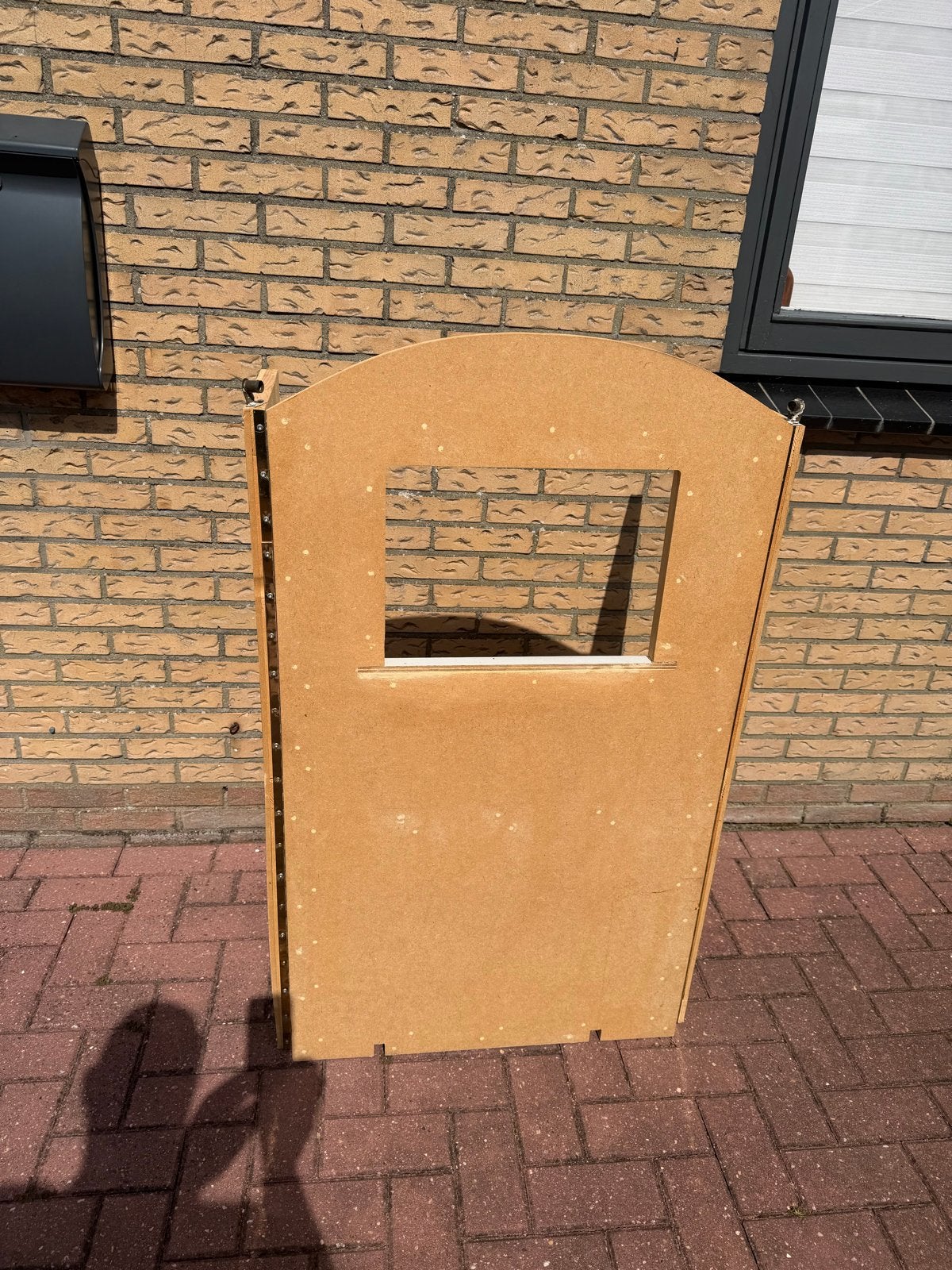 Houten poppenkast / speelhuisje, Ophalen, Gebruikt, Overige typen