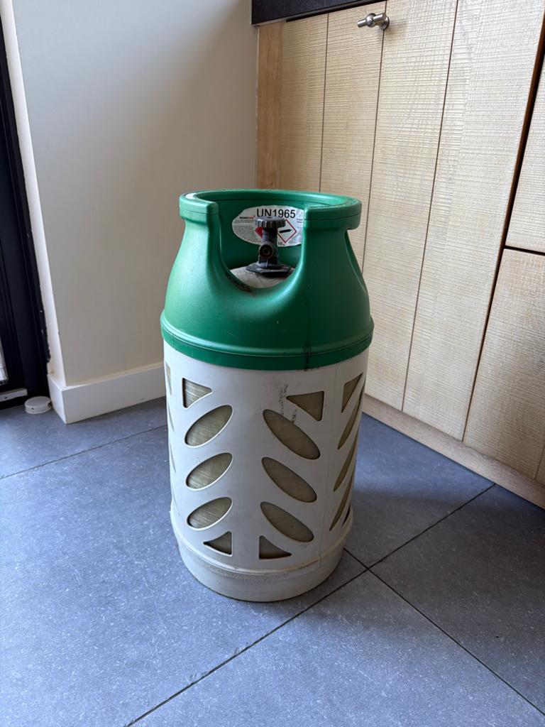 gasfles Benegas Light 10 kg bevat nog 3,9 kg gas, Ophalen, Gebruikt