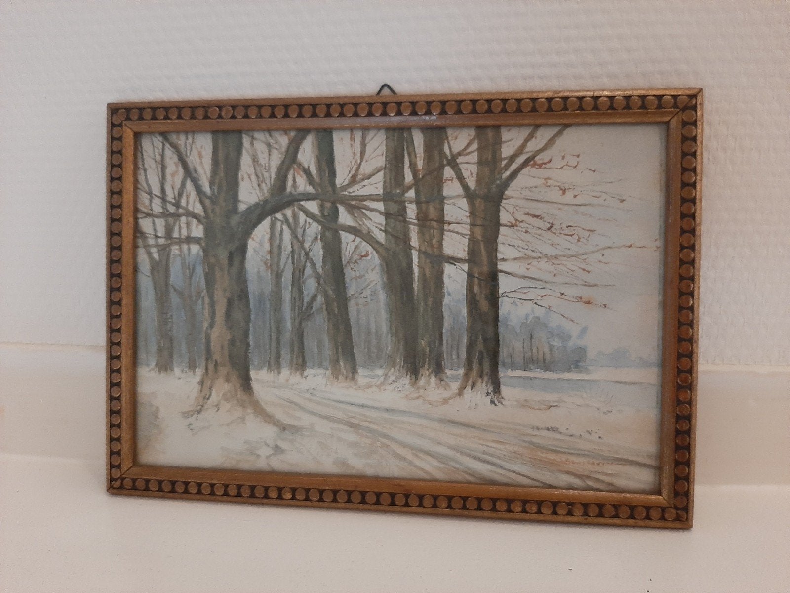 schilderij bosrand, Ophalen of Verzenden
