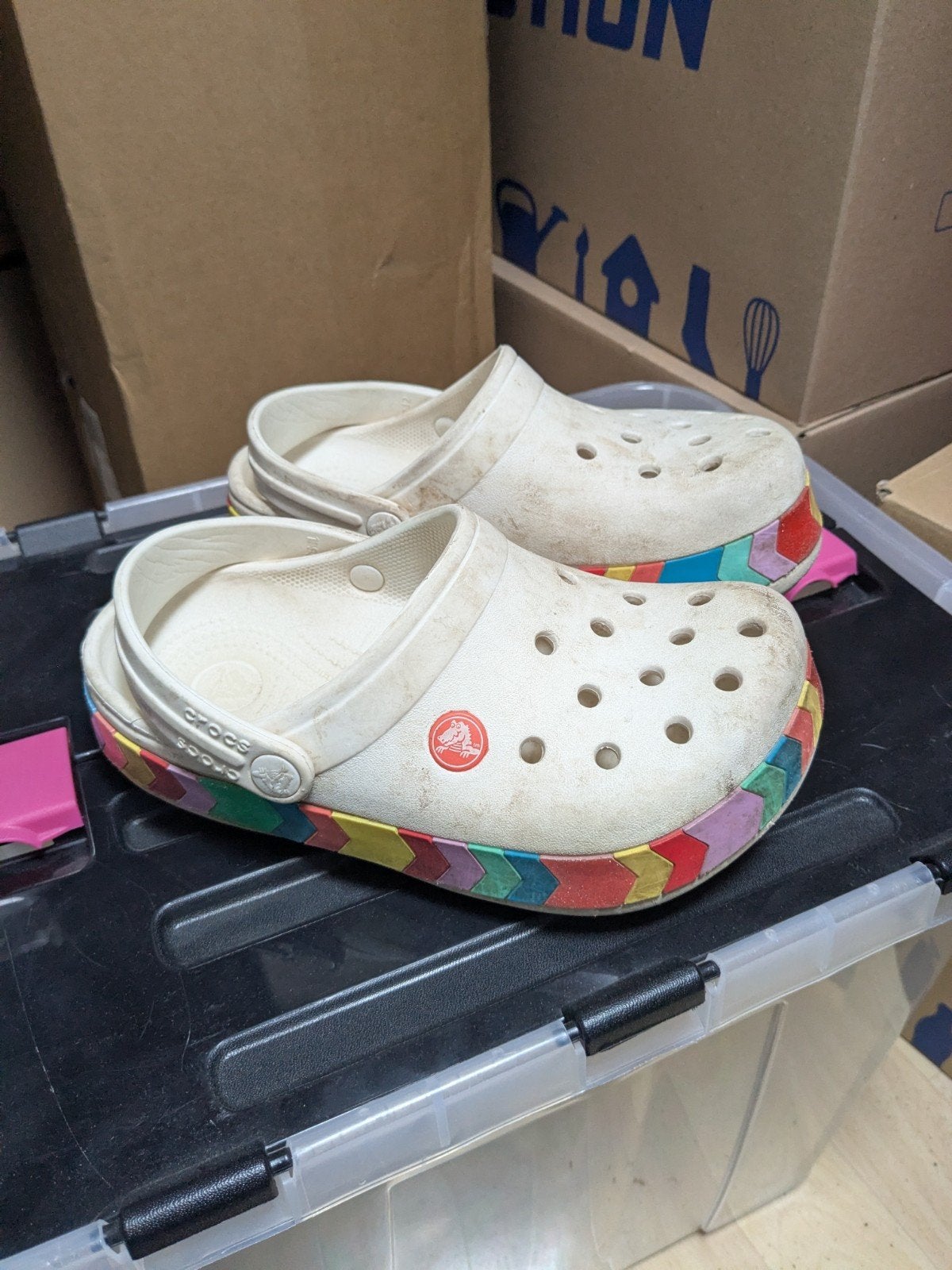 Crocs maat 34, Gebruikt, Crocs, Overige typen, Ophalen of Verzenden
