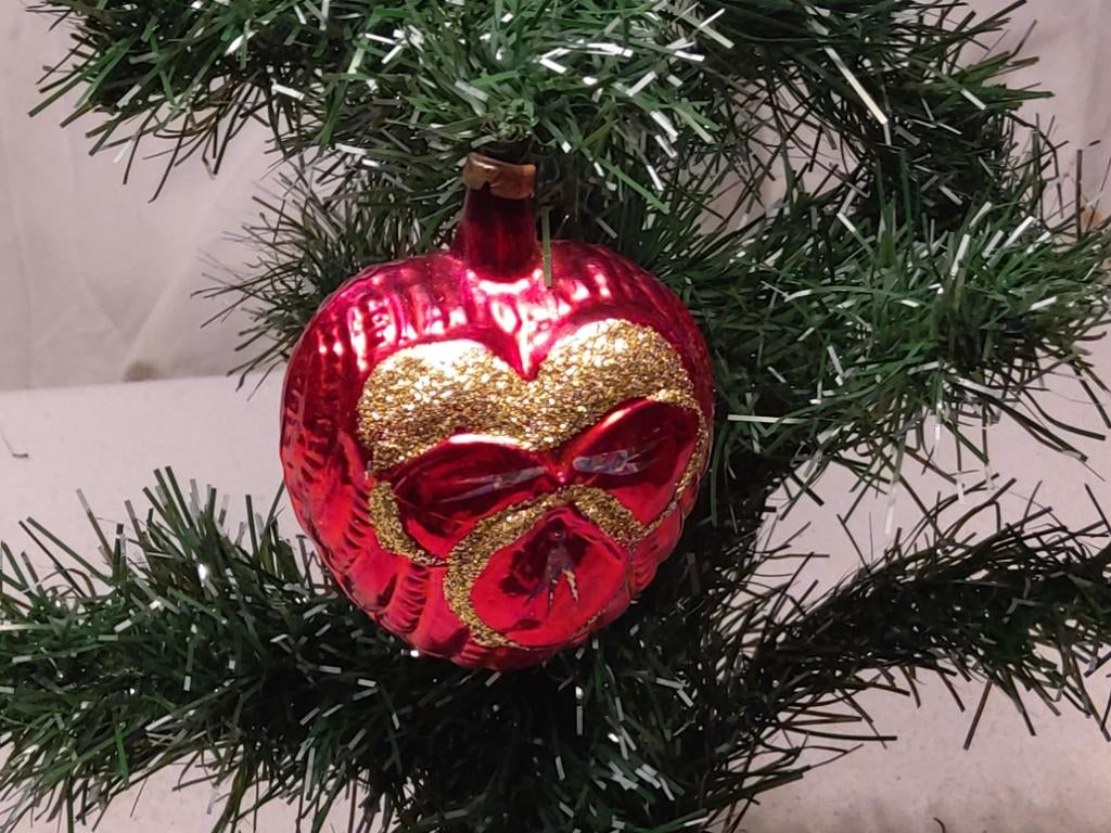 Mooie oude kerstbal, Ophalen of Verzenden, Zo goed als nieuw