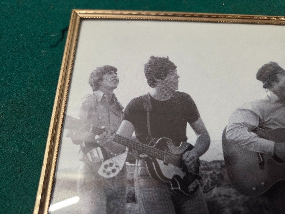 prent the beatles in vintage lijst, Ophalen of Verzenden, 'T Olde Gre-j, Info@toldegrej.nl, Endepoelstraat 20f Didam