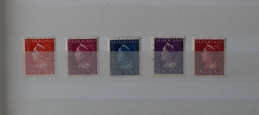 1947 Nederland Dienstzegels NVPH D20 - D24 Gestempeld, Postzegels en Munten, Ophalen, Gestempeld