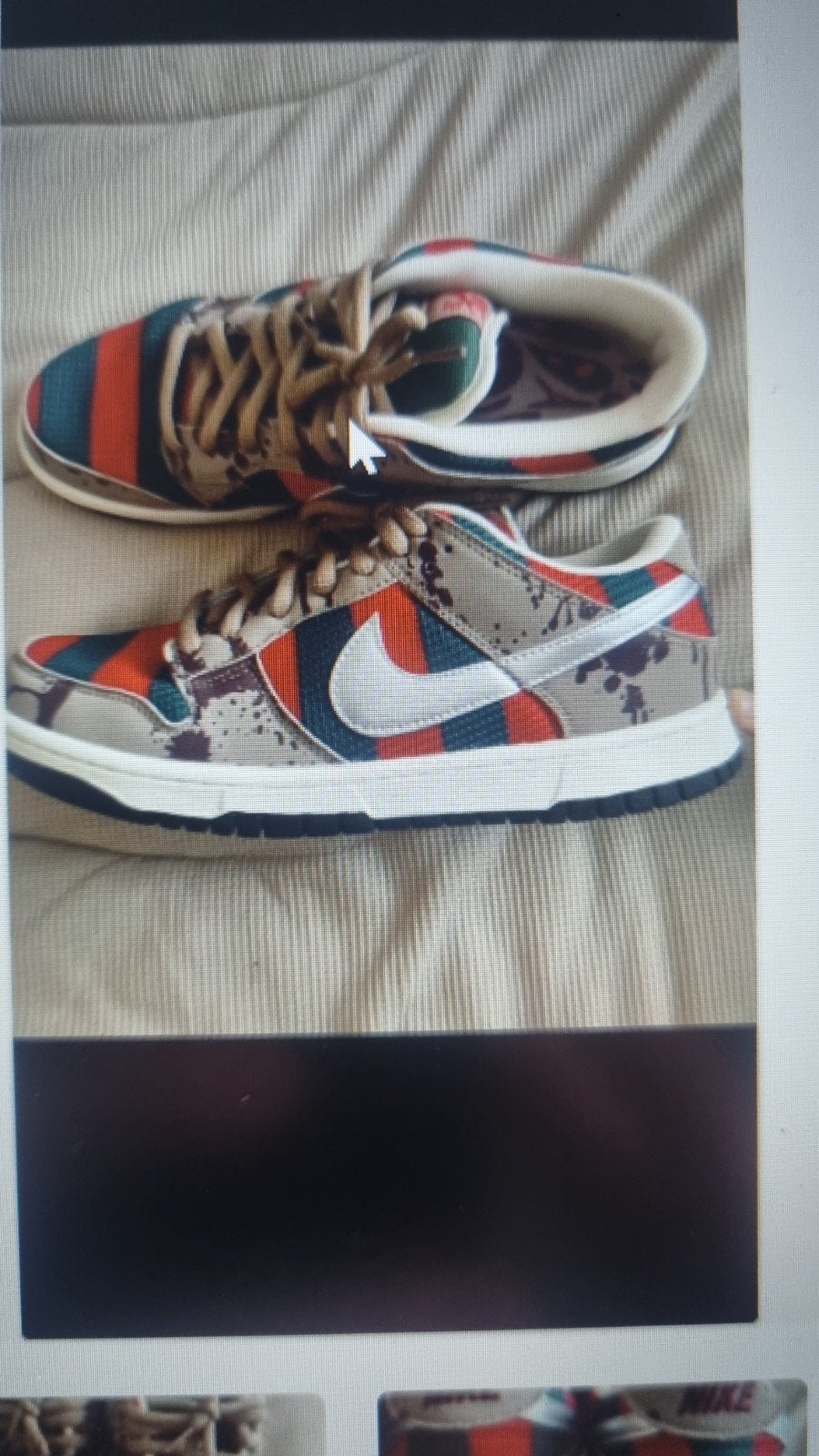 Nike SB Dunk Low 'Freddy Krueger' sneakers, Ophalen of Verzenden