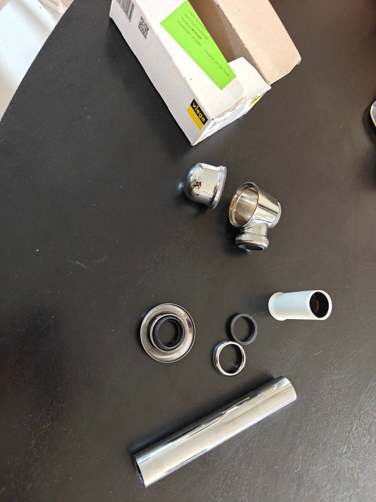 Viega bekersifon galvano kleine beker recht model, Doe-het-zelf en Verbouw, Ophalen, Nieuw, Toilet