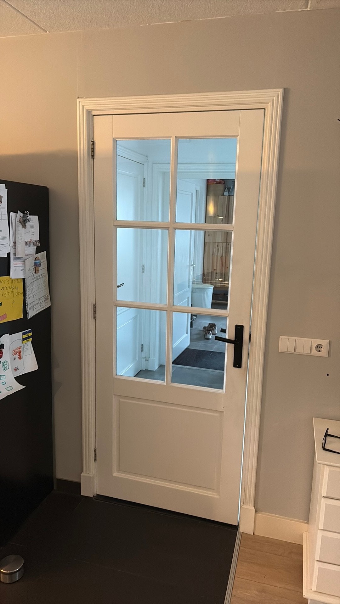 Mooie binnendeur, stomp, Ophalen, Gebruikt, 80 tot 100 cm, Binnendeur