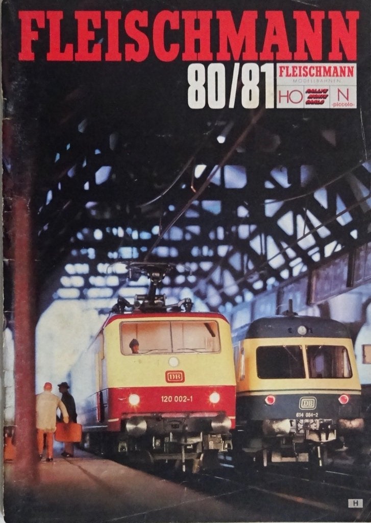 Fleischmann Catalogus 1980-1981, Gelijkstroom, Fleischmann, Zo goed als nieuw, Analoog