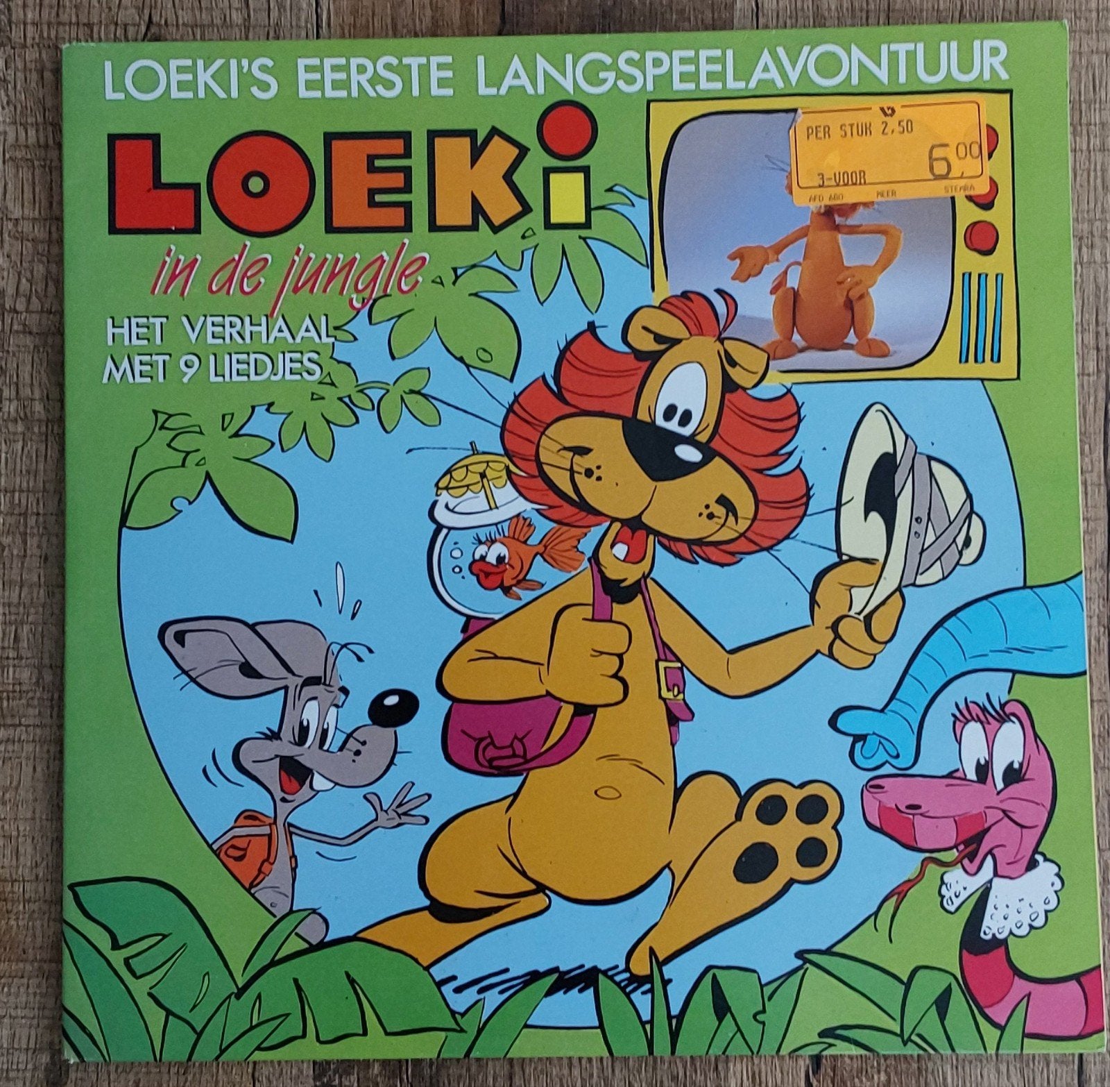Loeki in de Jungle - Het verhaal met 9 liedjes LP, Ophalen, LP, 3 tot 5 jaar, Zo goed als nieuw