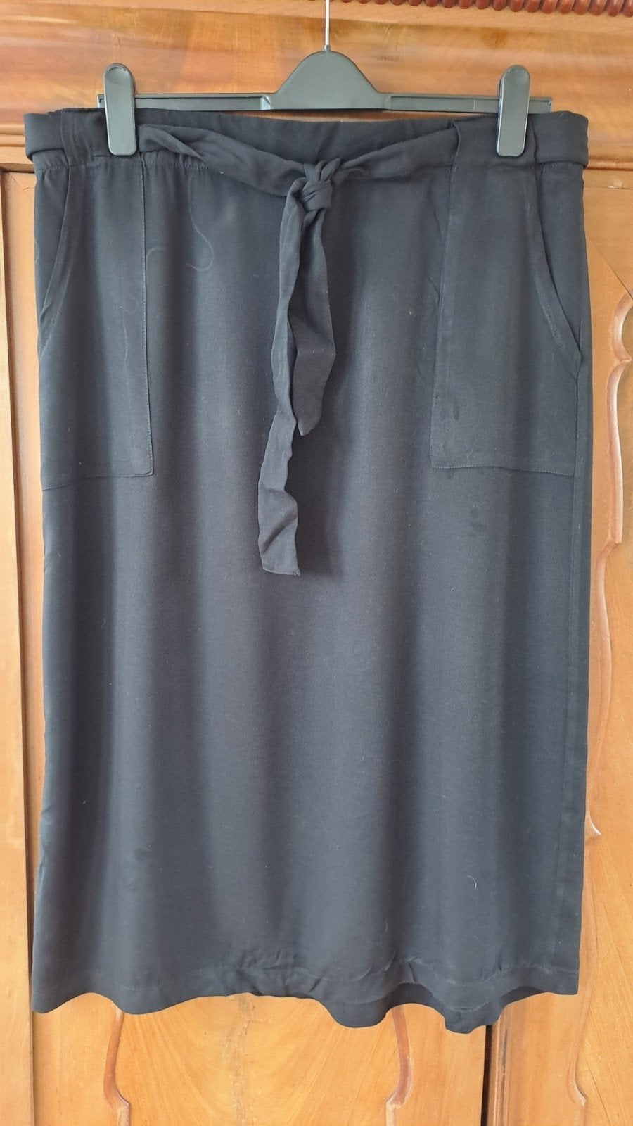 C&A zwarte lange zomer rok * mt XL * NIEUW m.k, Zwart, Maat 46/48 (XL) of groter, Nieuw, Ophalen of Verzenden