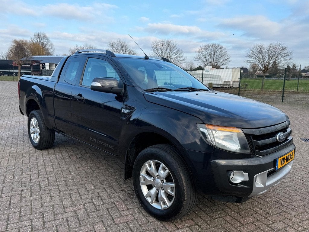 Ford Ranger 3.2 TDCi Wildtrak Super Cab 200 Pk, Euro 5, Gebruikt, Zwart, Zwart