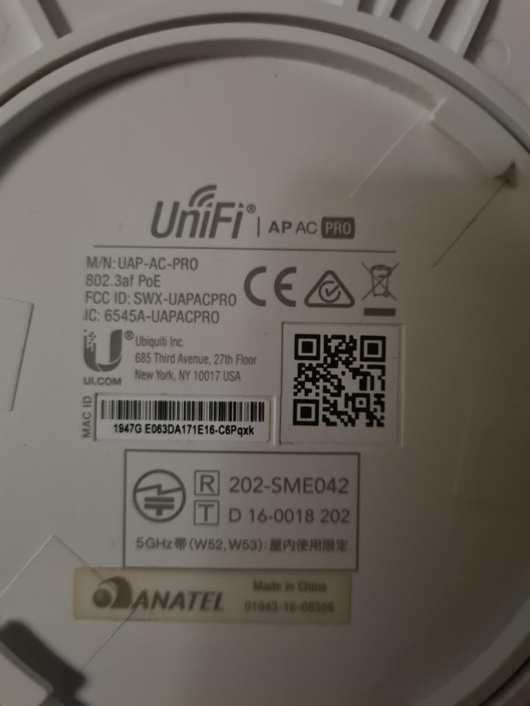 Ubiquiti UniFi AP-AC-PRO Access Point, Ophalen of Verzenden, Gebruikt, Ubiquiti