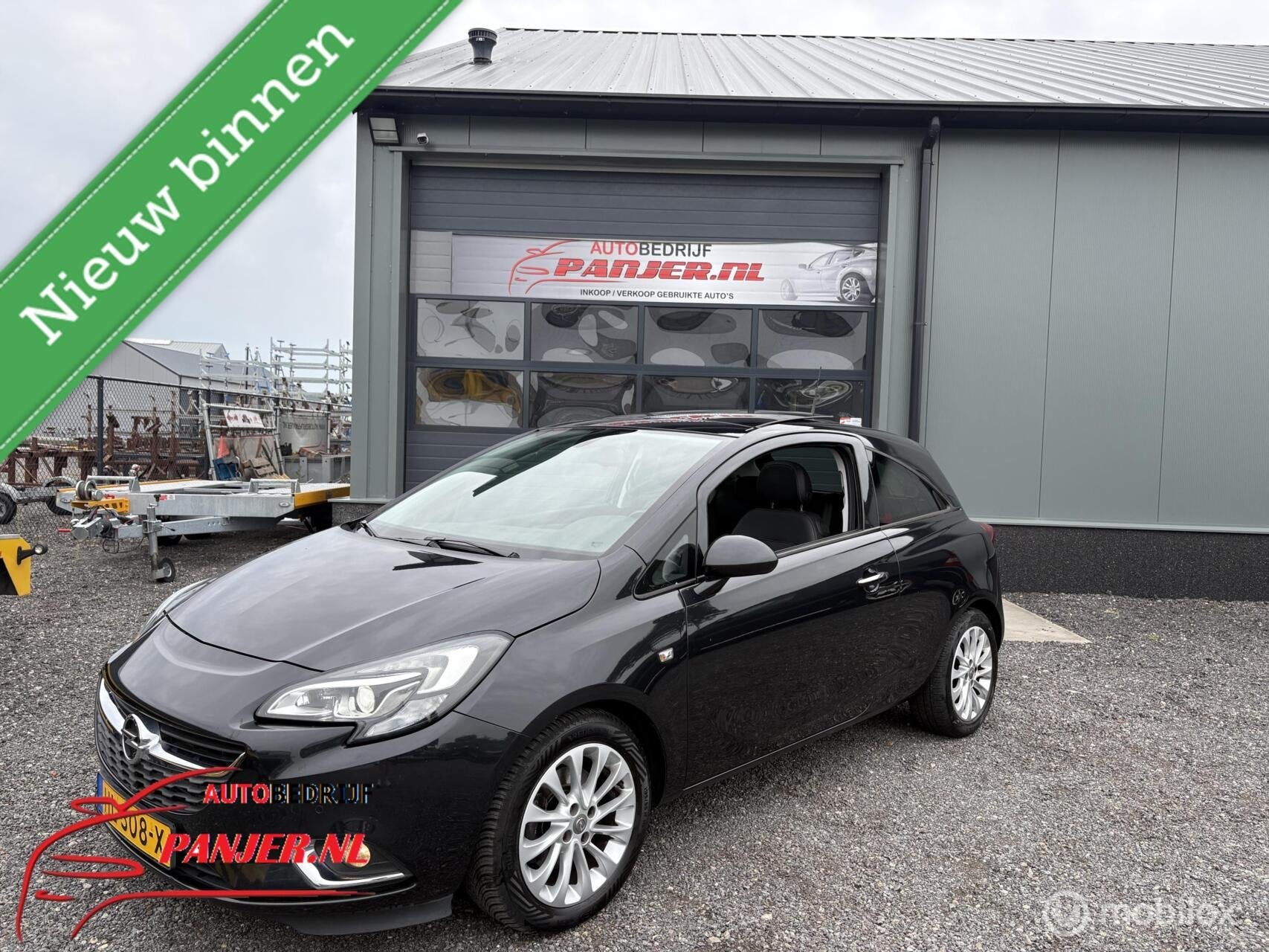 Opel Corsa 1.0 Turbo Cosmo "PANO+LEDER+XENON+CRUISE", Auto's, Voorwielaandrijving, 1063 kg, Gebruikt, Leder en Stof