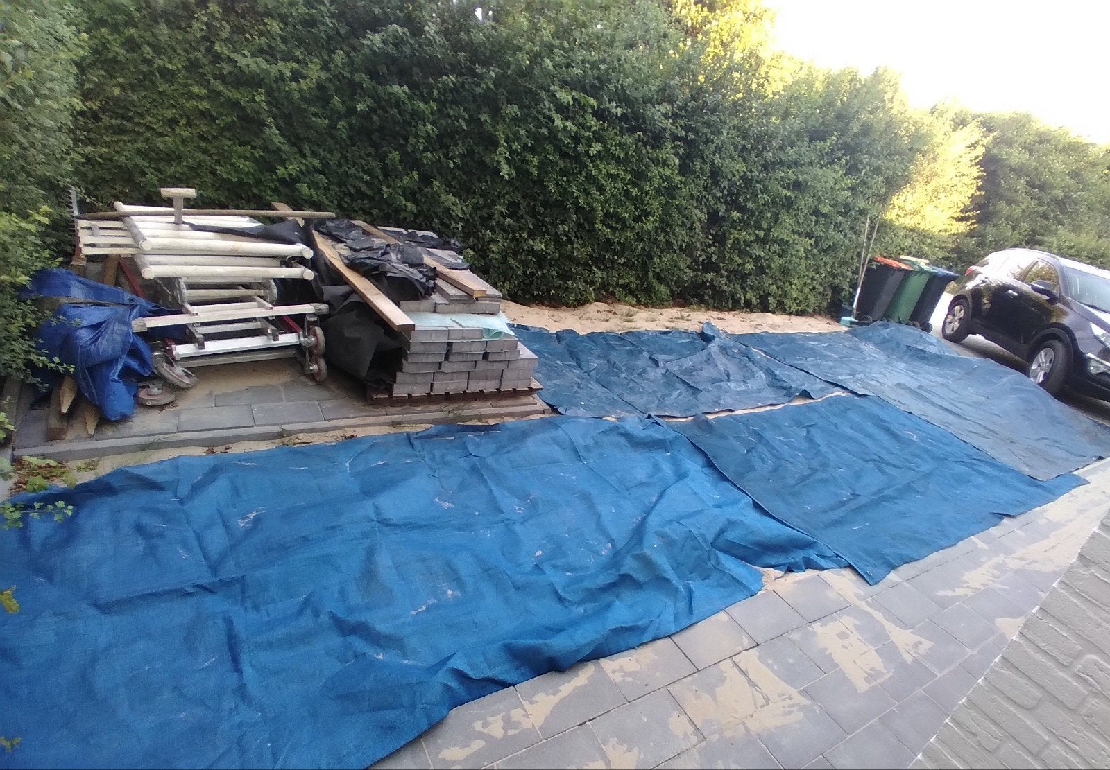 5 bouwhekdoeken, Tuin en Terras, Ophalen, Gebruikt, IJzer, Tuinhek