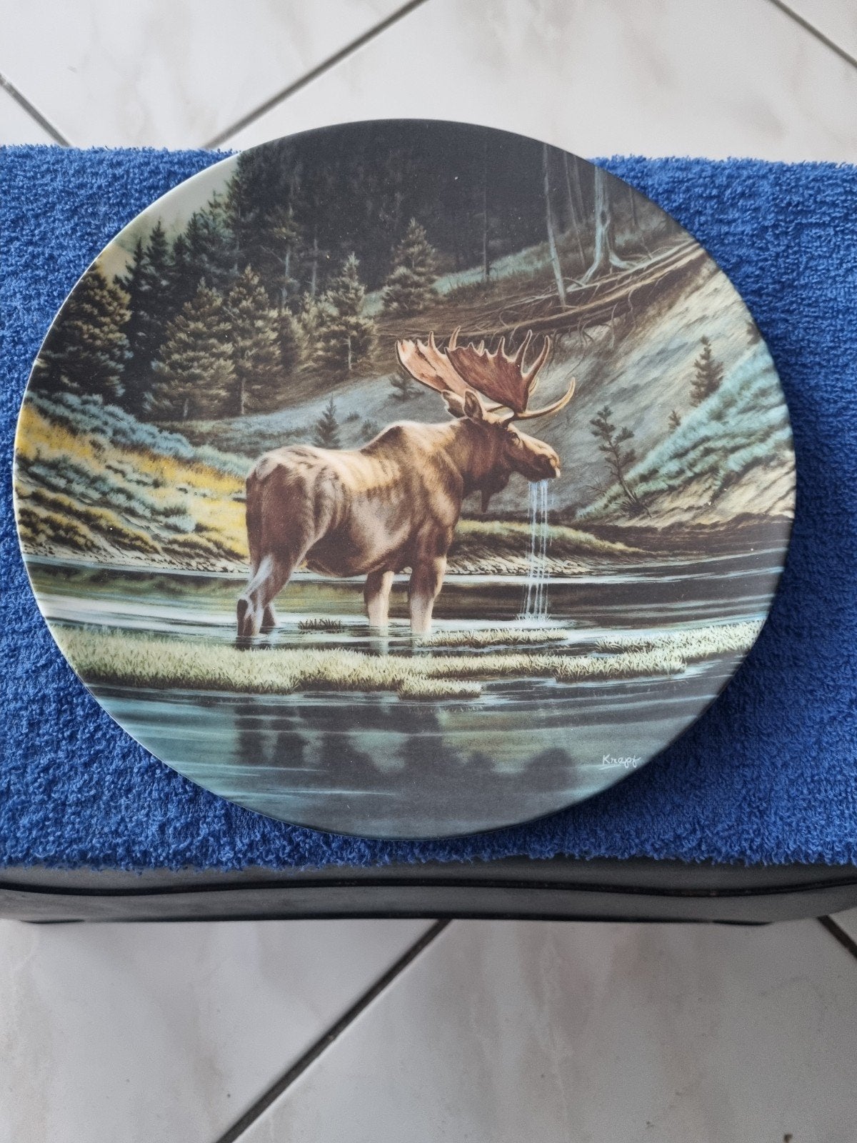 Bradex bord 'The Moose' Paul Krapf 1989, Antiek en Kunst, Ophalen of Verzenden