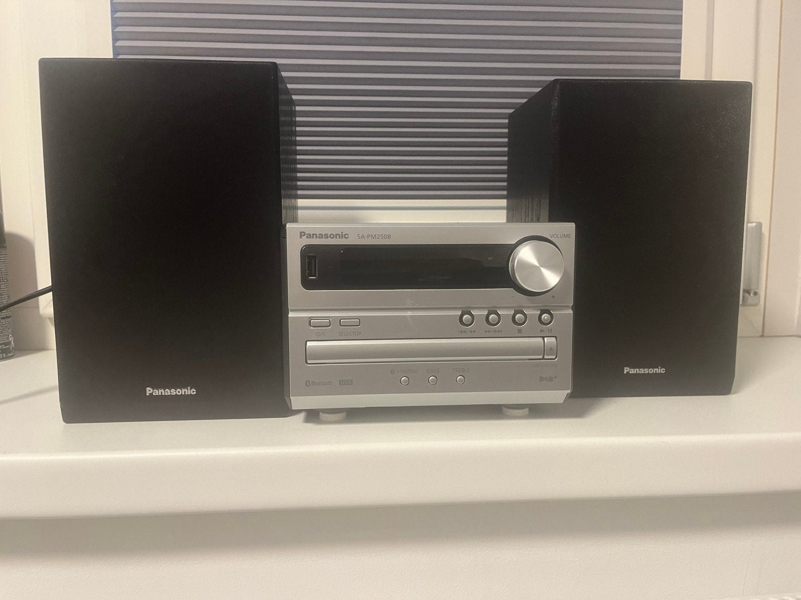 Panasonic CD stereo set+ bluetooth en usb, Ophalen, Zo goed als nieuw, Overige merken