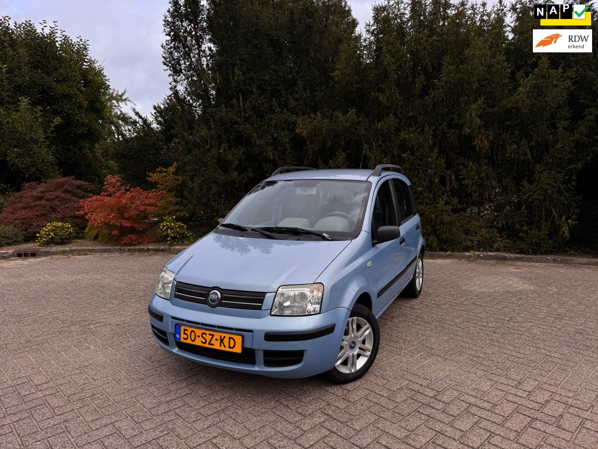 Fiat Panda 1.2 Navigator|AIRCO|NETTE STAAT|ELEK RAMEN|NL AUT, Voorwielaandrijving, Stof, Gebruikt, Origineel Nederlands