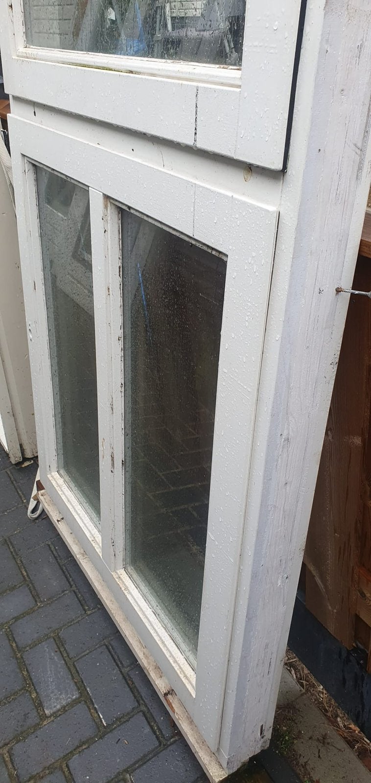 Openslaande raamkozijn, Doe-het-zelf en Verbouw, Ophalen, Gebruikt, 120 cm of meer, Buitendeur