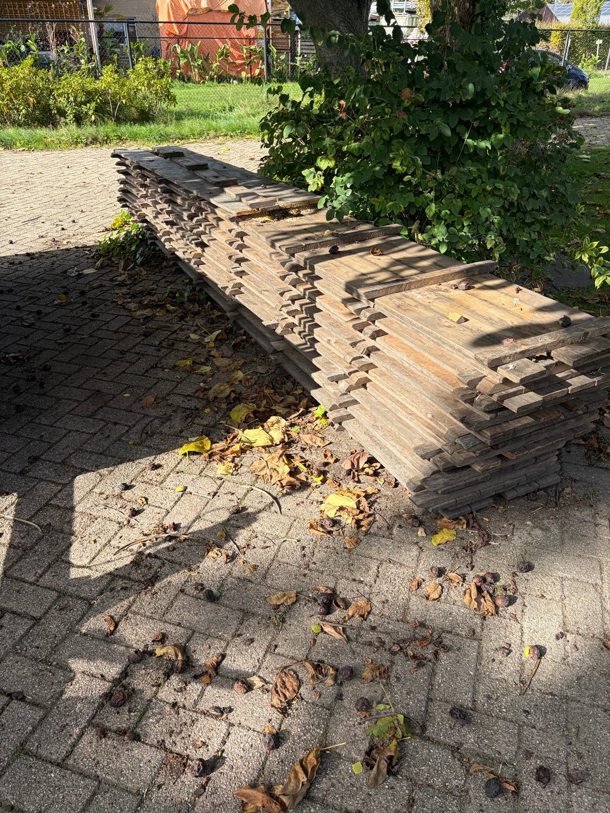 Vlondervloer planken - Gebruikt, Ophalen, Gebruikt, Hout