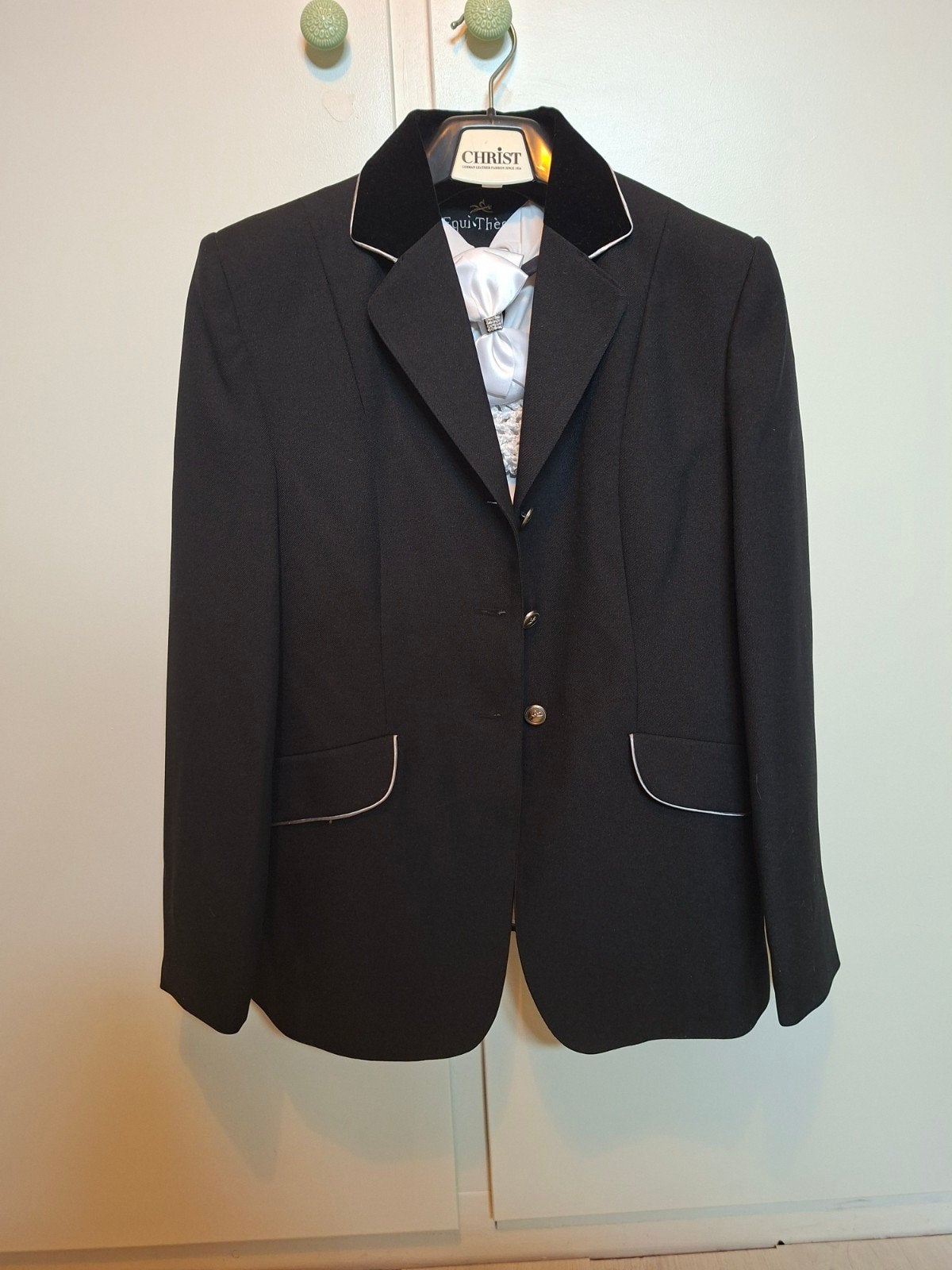 wedstrijdjasje van Equi Theme maat 40 & Kingsland Jasper shi, Ophalen, Gebruikt, Dressuur, Zwart