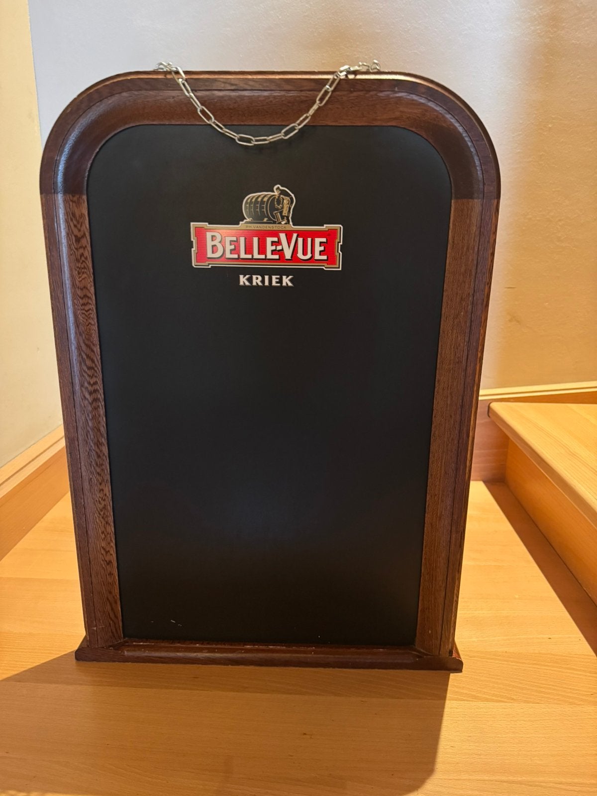 Krijtbord Leffe/Kriek, Ophalen, Zo goed als nieuw, Reclamebord, Plaat of Schild, Overige merken