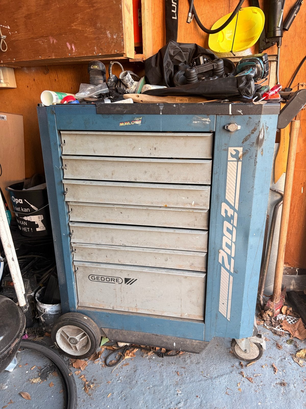 Gedore Gereedschapswagen met 7 Lades, Ophalen, Gebruikt, Gereedschapsopslag, Gedore