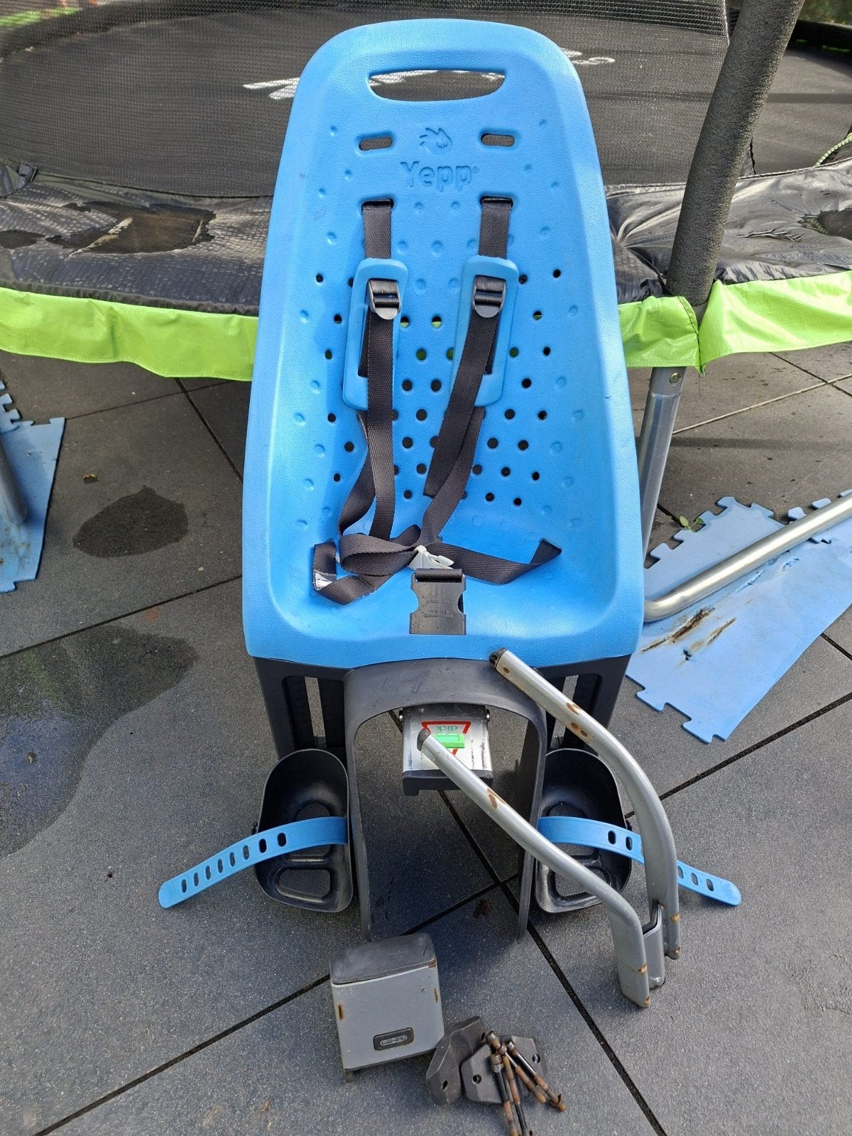 Yepp fietsstoeltje achterzitje, Ophalen, Gebruikt
