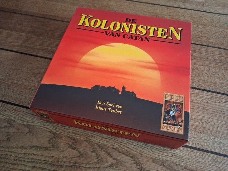 De Kolonisten van Catan bordspel hout, Drie of vier spelers, Ophalen of Verzenden, Gebruikt, 999 Games