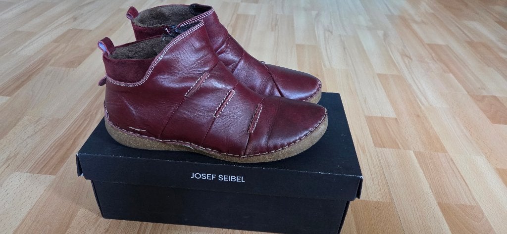 Josef Seibel Fergey Dames Enkellaars Maat 40, Verzenden, Lage of Enkellaarzen, Zo goed als nieuw, Josef Seibel