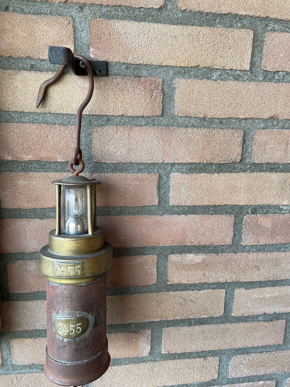 Antieke mijnwerkerslamp, Ophalen of Verzenden
