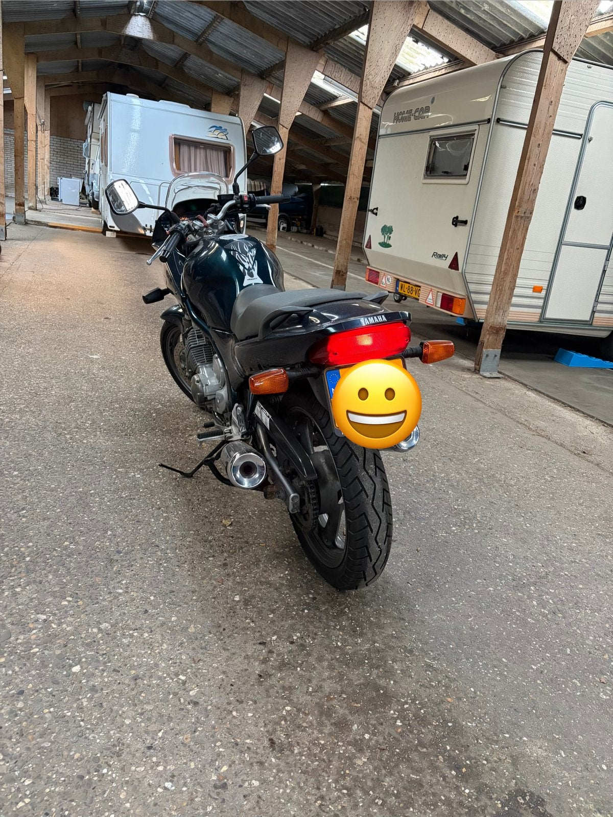 Yamaha xj600s diversion, Ophalen, Gebruikt