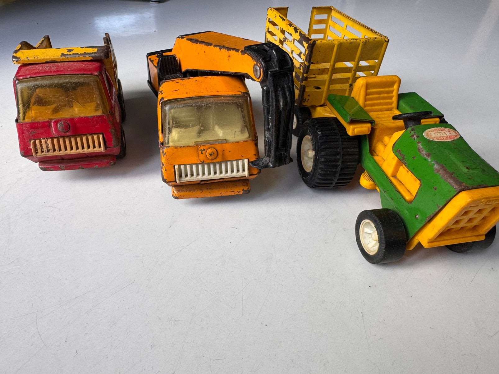 Tonka vrachtwagens en trekker, Ophalen of Verzenden, Gebruikt, Hijskraan, Tractor of Landbouw, Overige merken