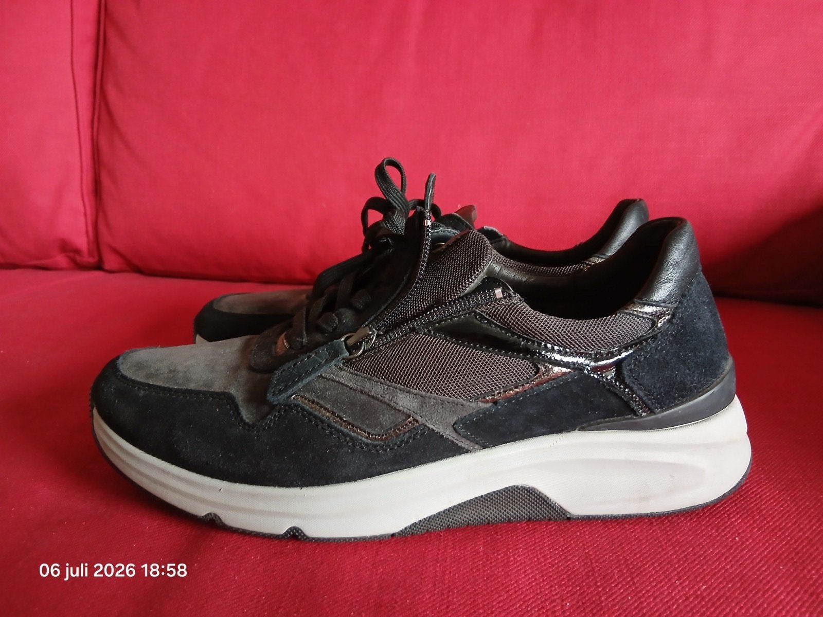 Rolling soft Gabor  maat 42 /8, Schoenen met lage hakken, Gabor Rolling Soft, Zwart, Ophalen of Verzenden