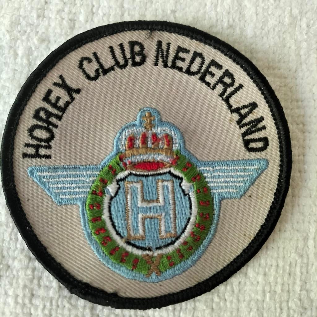 Horex Club Nederland geborduurde patch, origineel, vintage, Ophalen of Verzenden, Gebruikt, Plaatje