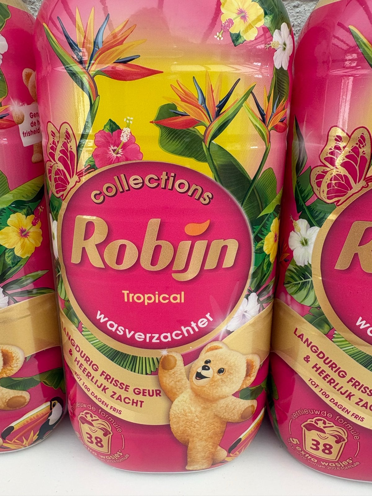 5x Robijn Tropical Wasverzachter - Nieuw & Ongeopend, Ophalen of Verzenden, Nieuw
