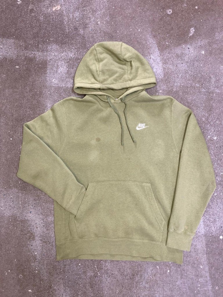 2000s Nike Hoodie - M - Military Green- Vintage - Wornlook, Kleding | Heren, Maat 48/50 (M), Nike, Ophalen of Verzenden, Zo goed als nieuw