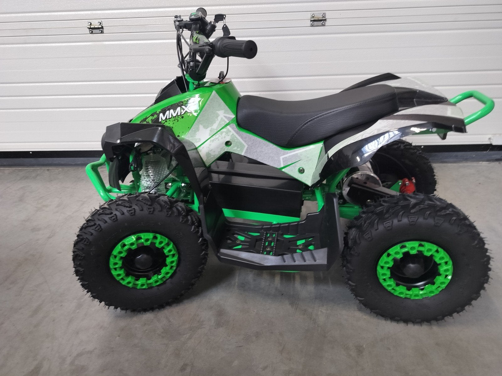 Nieuwe Ultra 1000 watt elektrische groene kinder quad, Nieuw