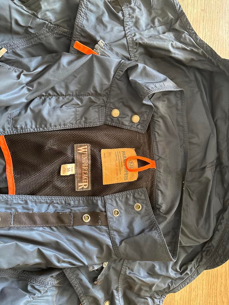 Windbreaker damesjas - Maat M - Donkerblauw, Kleding | Dames, Ophalen of Verzenden, Gedragen, Maat 38/40 (M), Blauw
