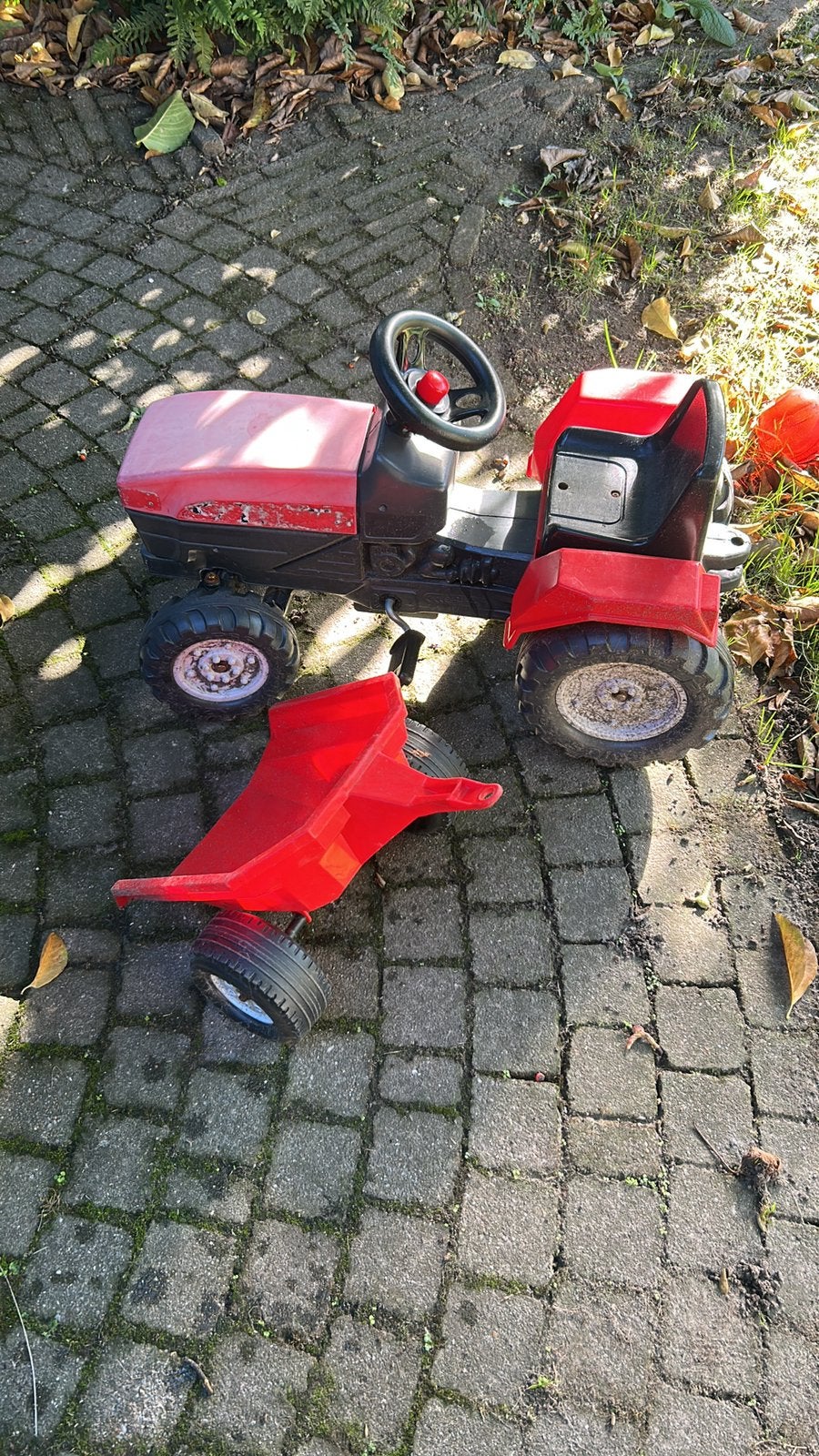 Gratis tractor en aanhangwagentje, Ophalen, Gebruikt