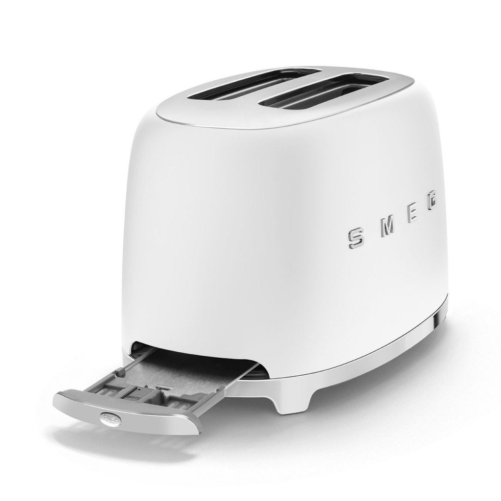 SMEG broodrooster TSF01WHMEU mat wit - Nieuw, Info@mystore.nl, Nieuw, Uitneembare kruimellade, Bruggestraat 18