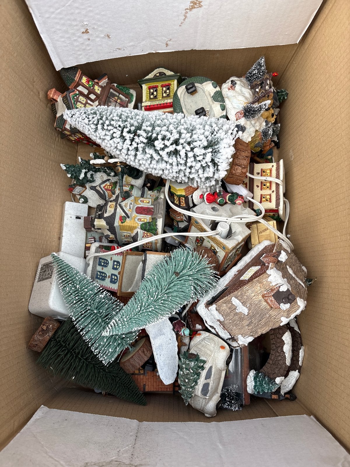 Kersthuisjes en accessoires, Diversen, Kerst, Ophalen, Gebruikt