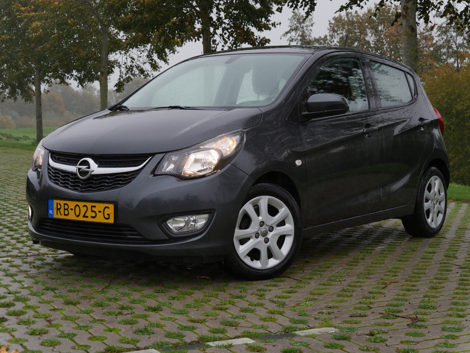 Opel Karl 1.0 Ecoflex 55KW 2018 Grijs, Auto's, Voorwielaandrijving, 839 kg, Stof, 74 pk