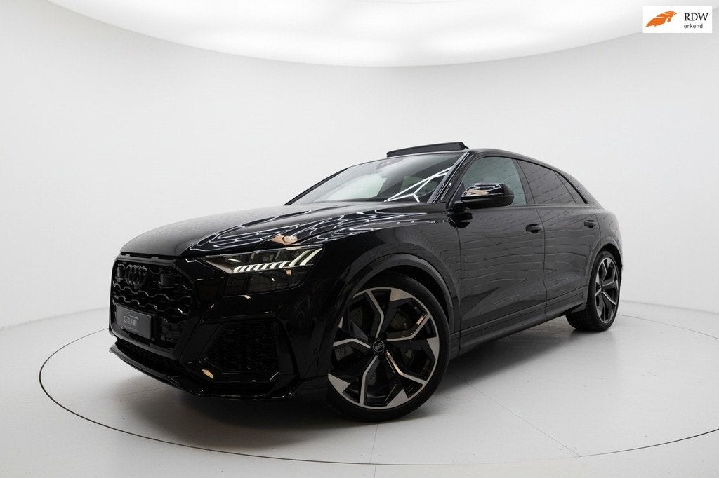 Audi RSQ8 4.0 TFSI RS Q8 quattro PANO AKRA HUD 3D B&O VOLL, Auto's, Gebruikt, 600 pk, Zwart, Leder