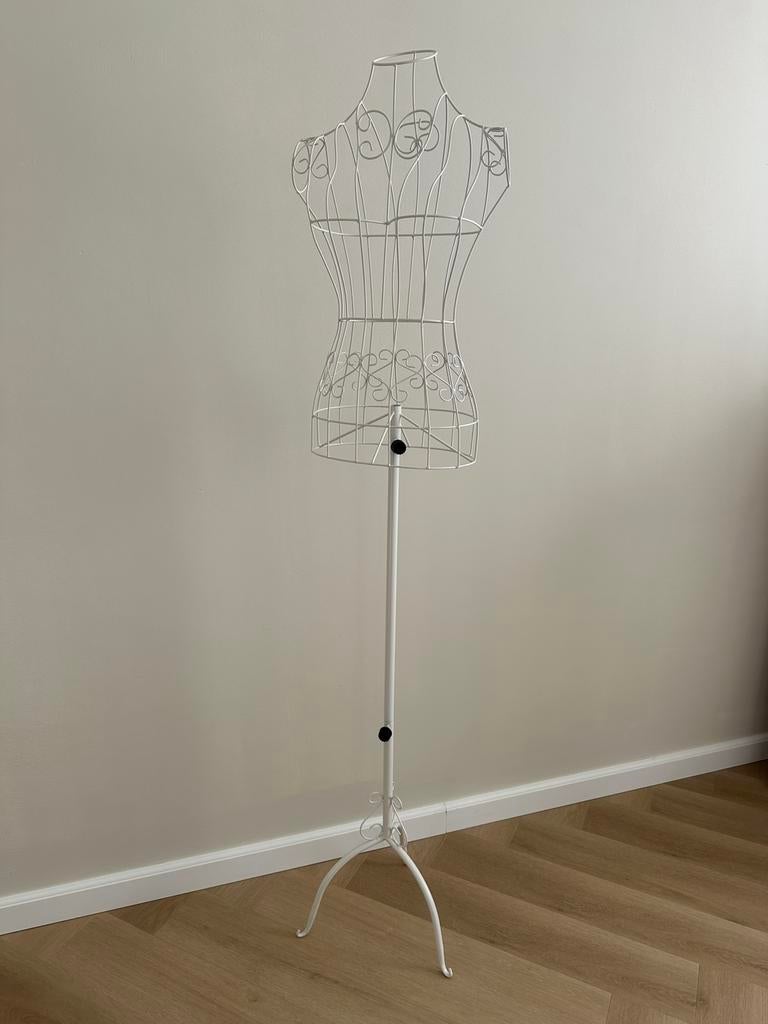 Witte paspop voor een bridalroom, Zo goed als nieuw, Minder dan 100 cm, Hout, Ophalen