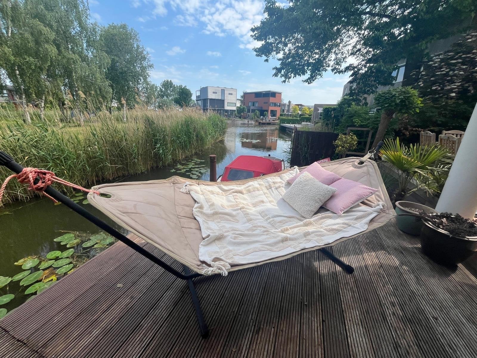 Fatboy hangmat met standaard, Ophalen, Binnen, Meerpersoons, Zo goed als nieuw