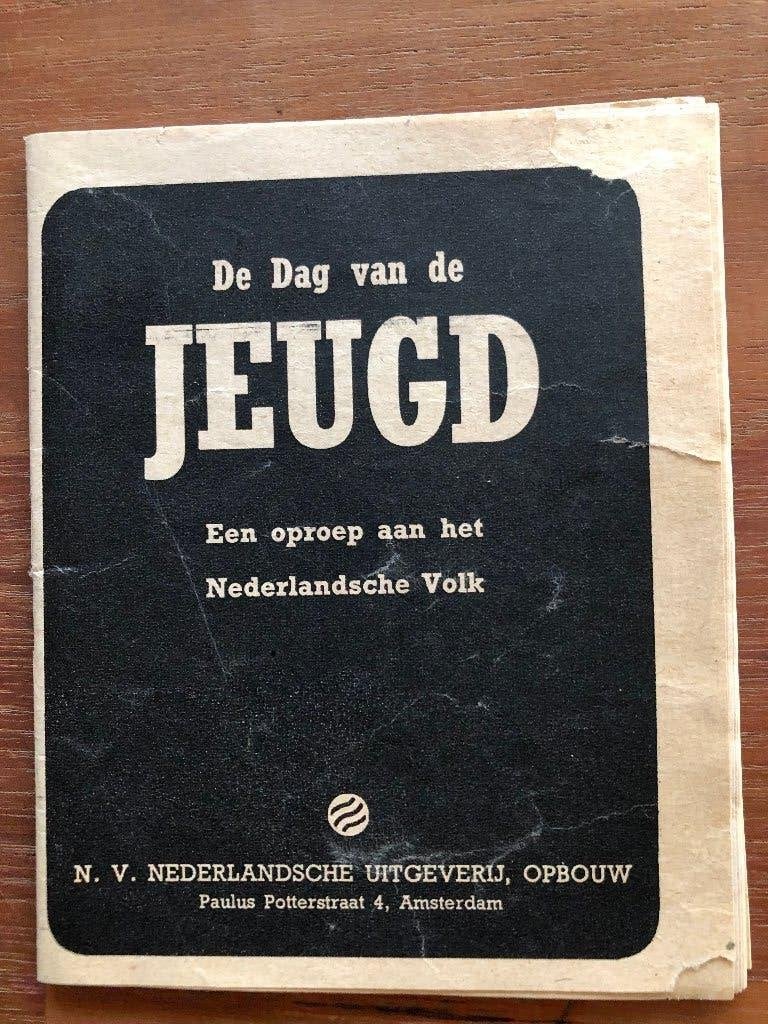 N.S.B. Pseudo-Geallieerde propaganda. Dag van de JEUGD, een, Boeken, Verzenden, Tweede Wereldoorlog, Gelezen, Overige onderwerpen